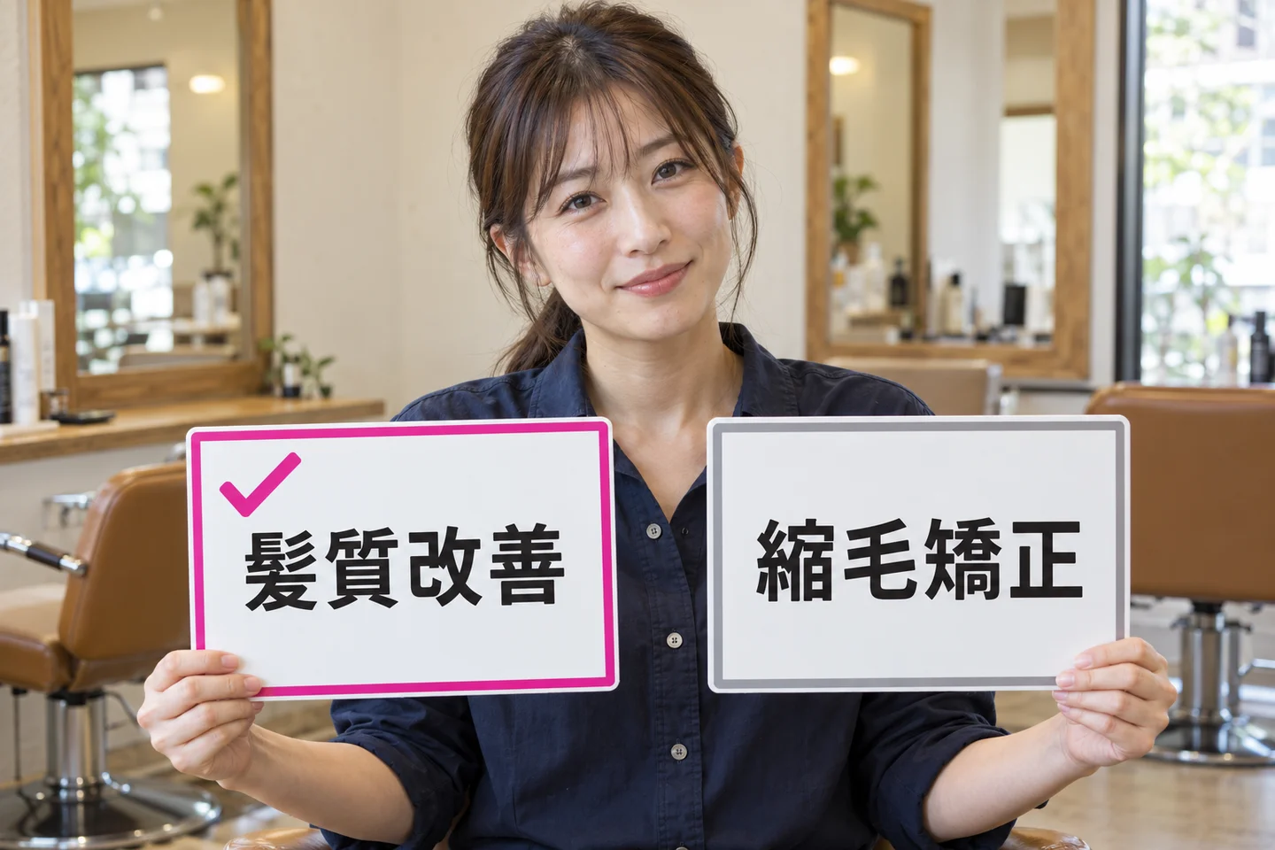 AIで美容室のクーポン文を作る前に｜対象・悩み・施術条件を揃えるのAI生成活用イメージ